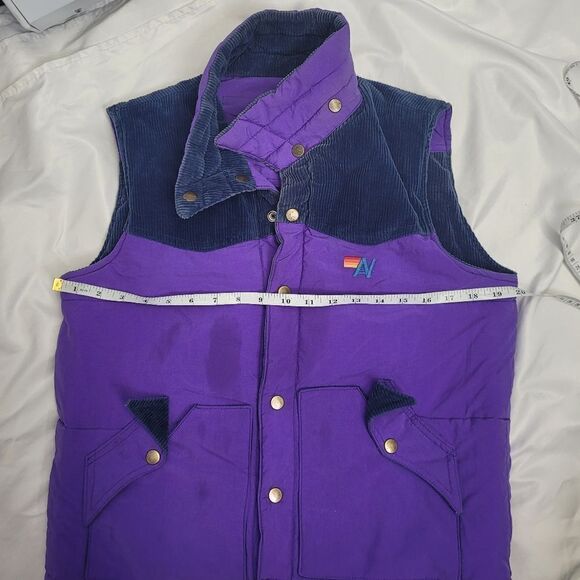 AVIATOR NATION corduroy reversible snap button vest RARE M - Picture 12 of 14